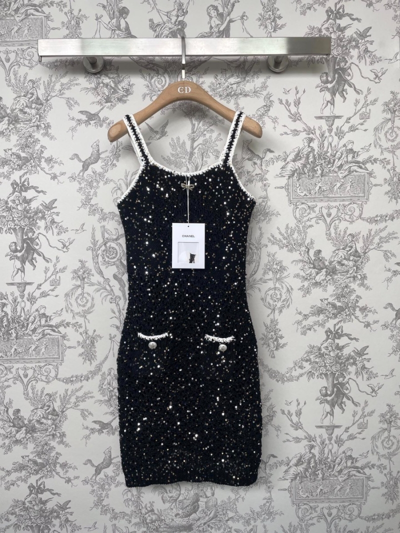 Chanel Sequined Knit Summer Dress