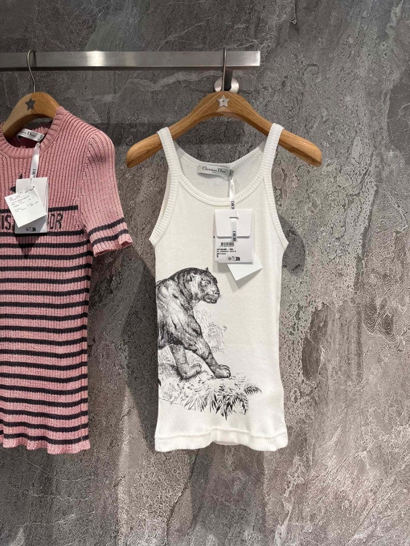 Dior Fall Iviera Collection Tiger Print Tank Top