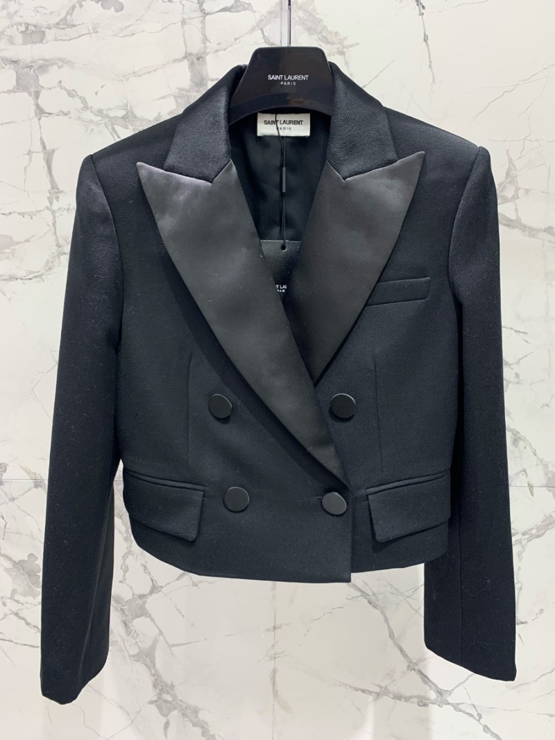Saint Laurent YSL Wool Smoking Jacket - Fall/Winter 2023 Collection