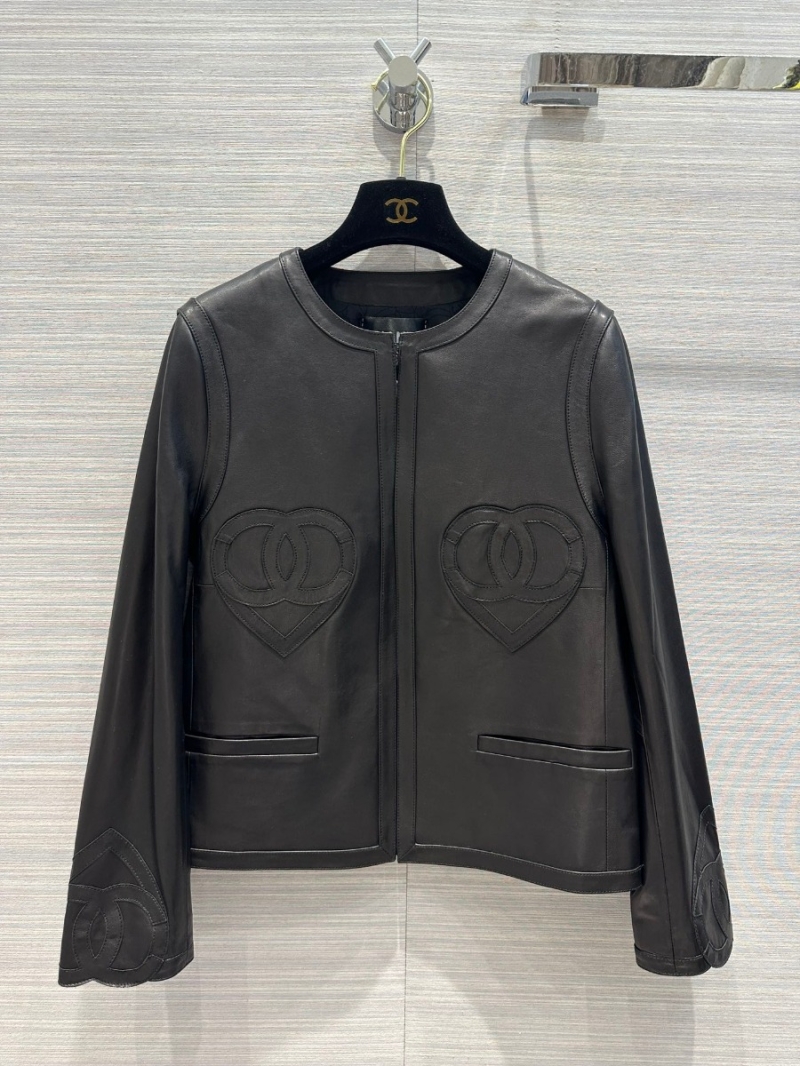 Chanel Vintage Lambskin Leather Jacket