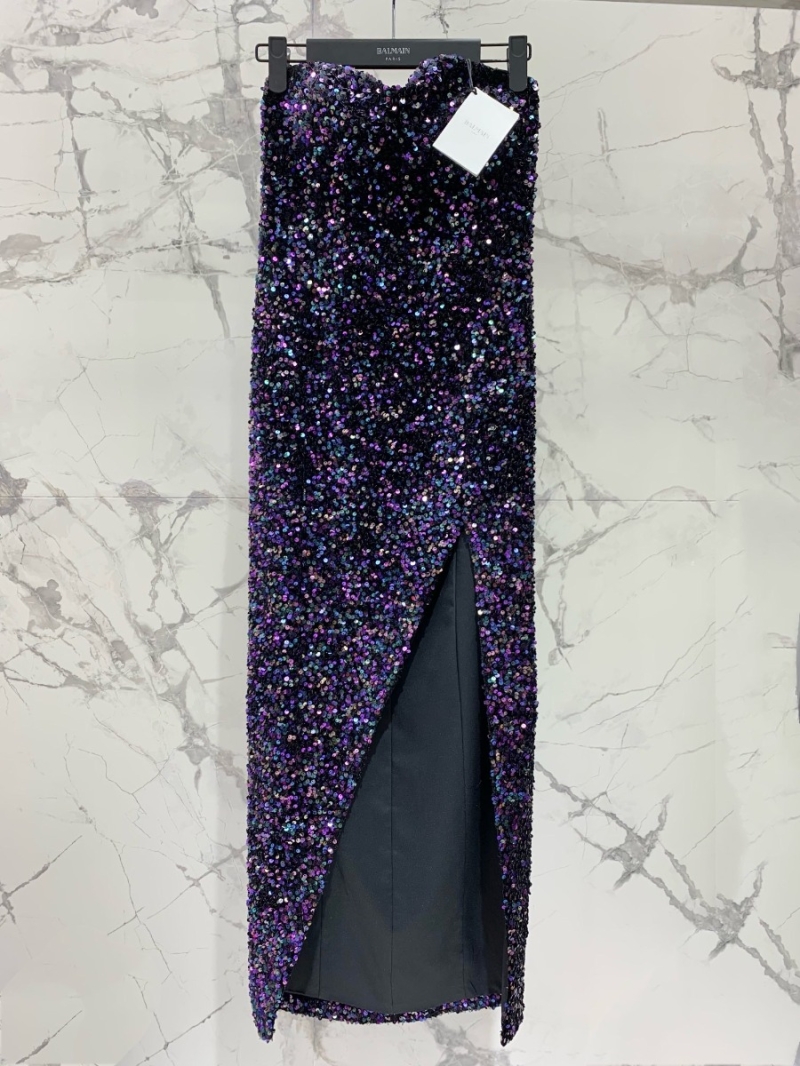 BALMAIN 2023 Sequin Evening Gown