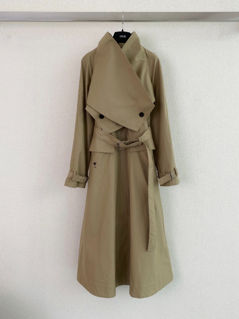 DIOR Suit Collar Trench Coat