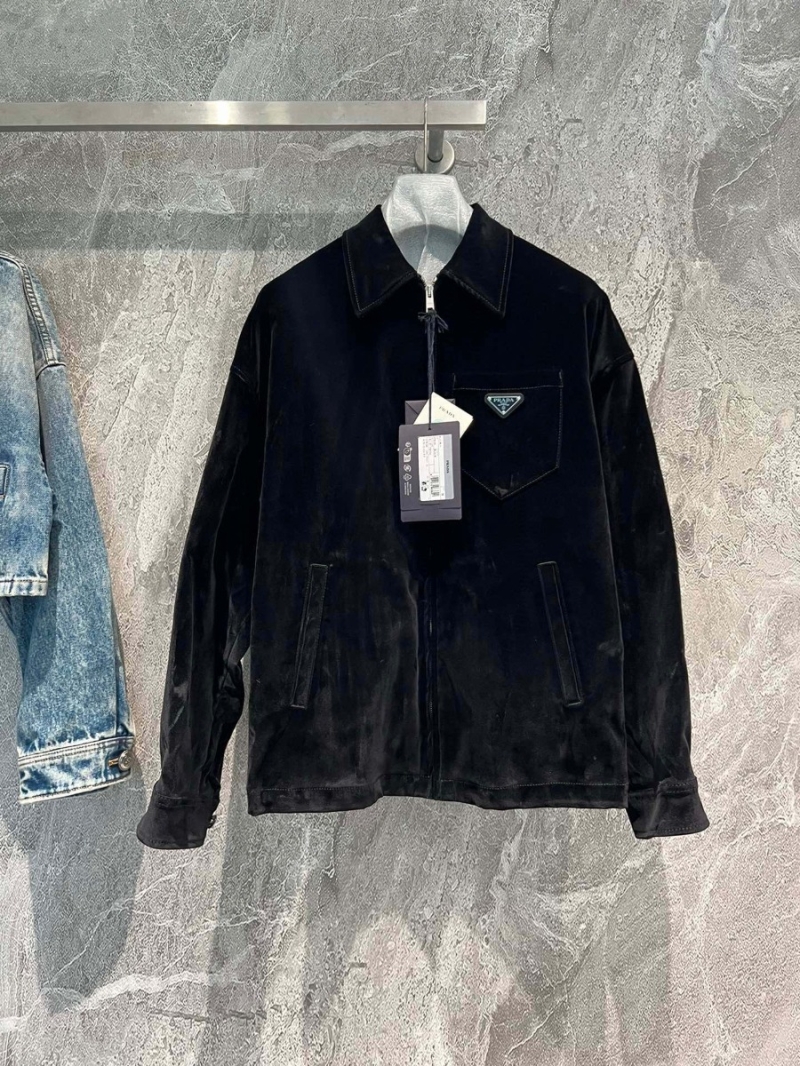 Prada Velvet Long Coat