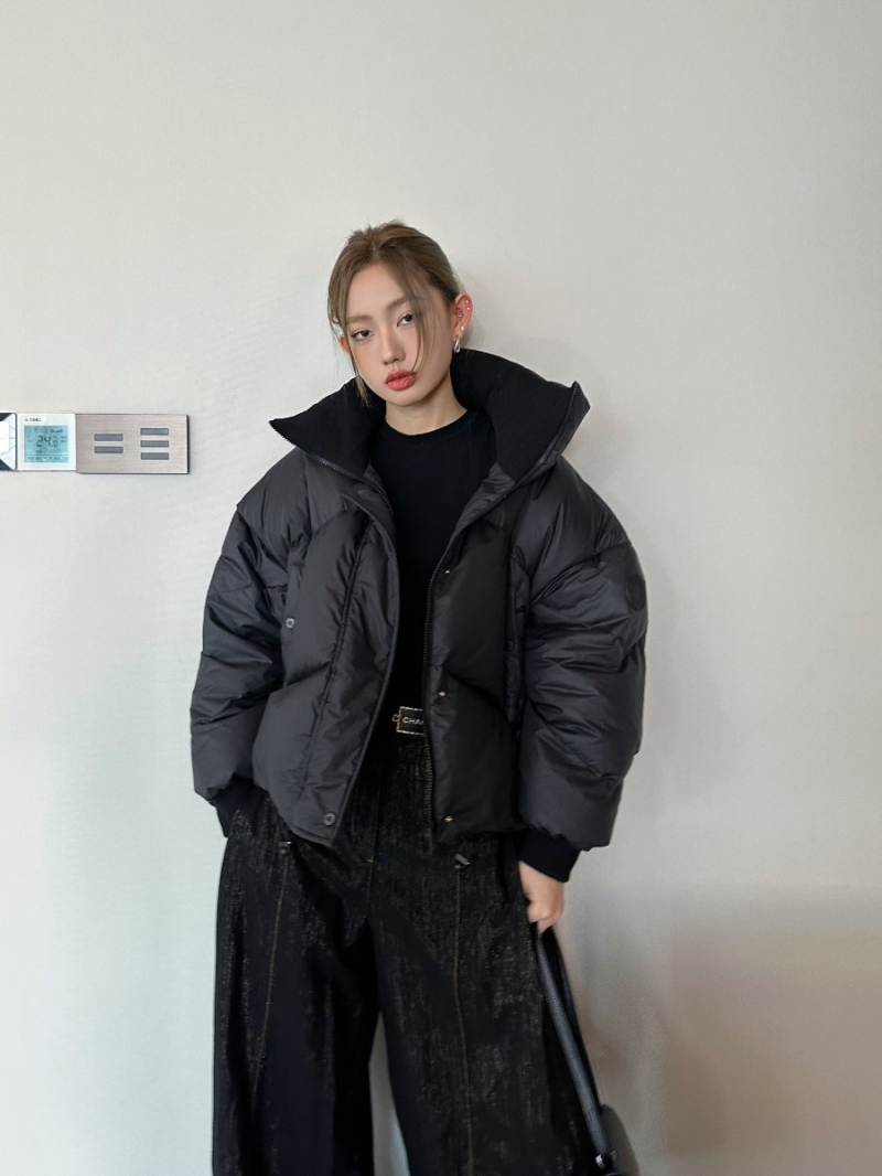 Hermès FW24 Oversized Cloud-Like Down Jacket - Black