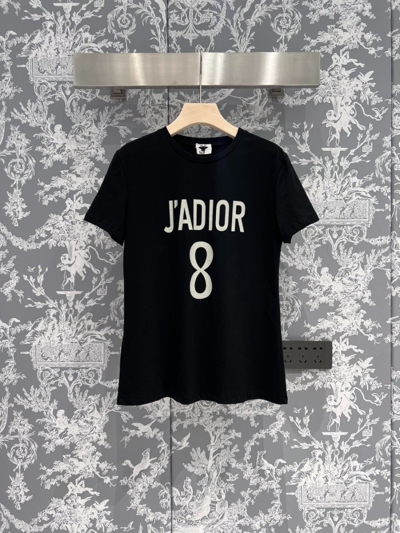 Dior J'Adior 8 Printed T-Shirt. Black