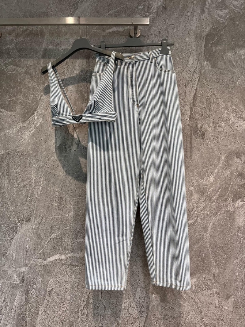 Prada Striped Camisole Top