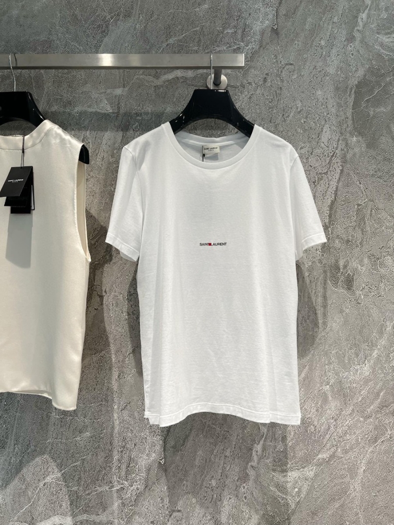 Saint Laurent Minimal Logo Tee Early Spring 2024 Collection