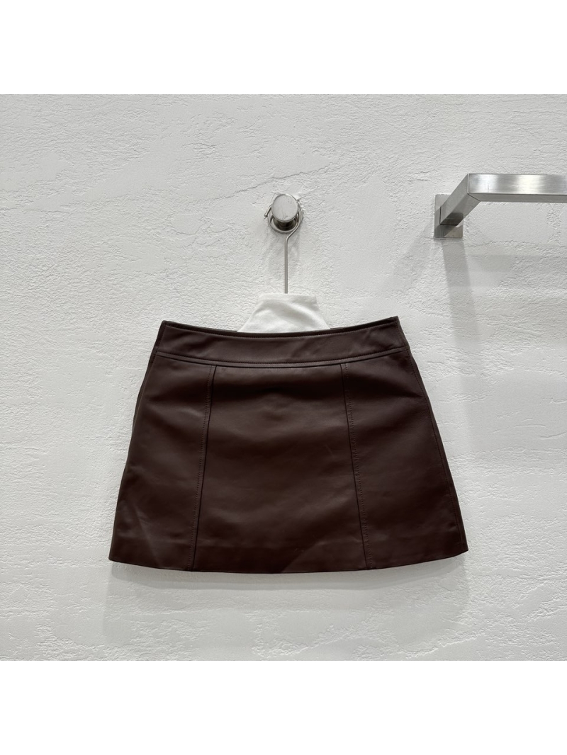 Celine Limited Edition Luxurious Lambskin Skirt