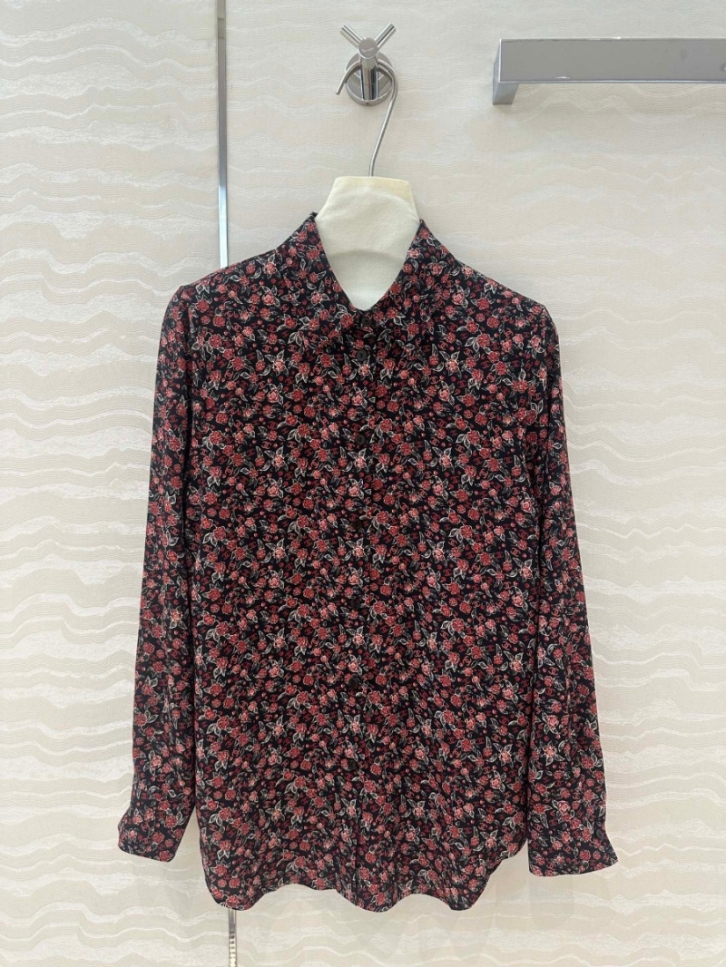 Chanel Limited Edition. Coco Mini Floral Silk Shirt