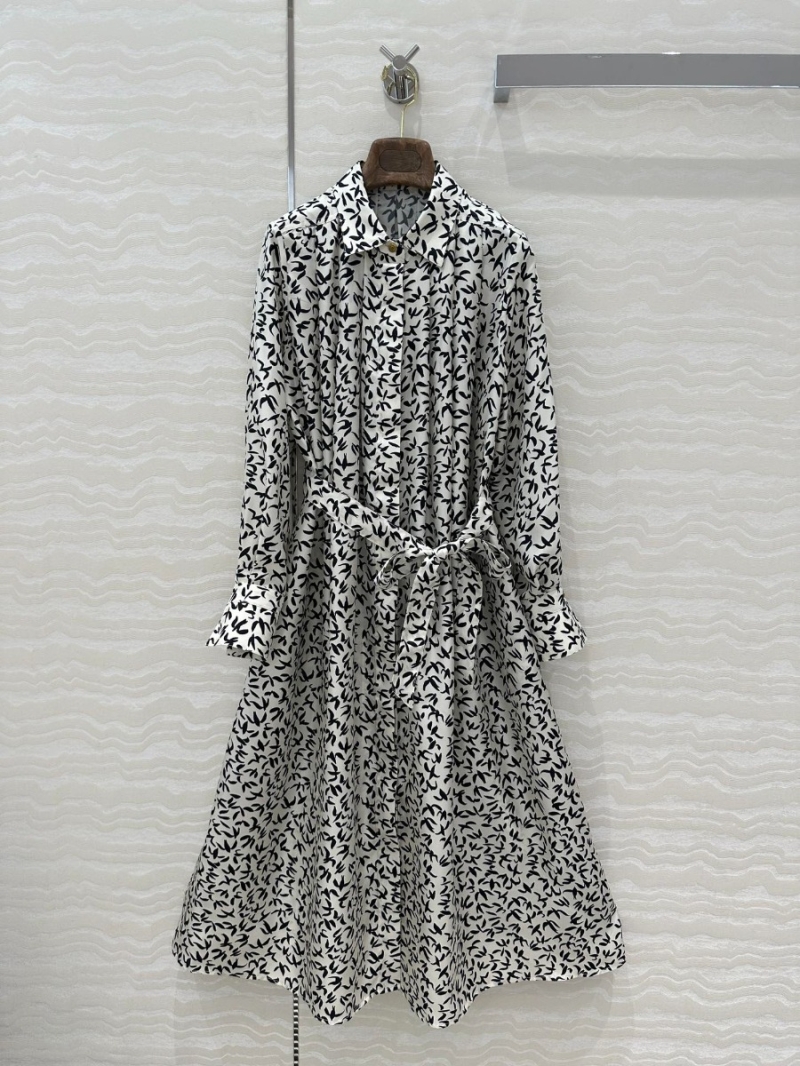 Loro Piana Imported South of France Silk Printed Dress