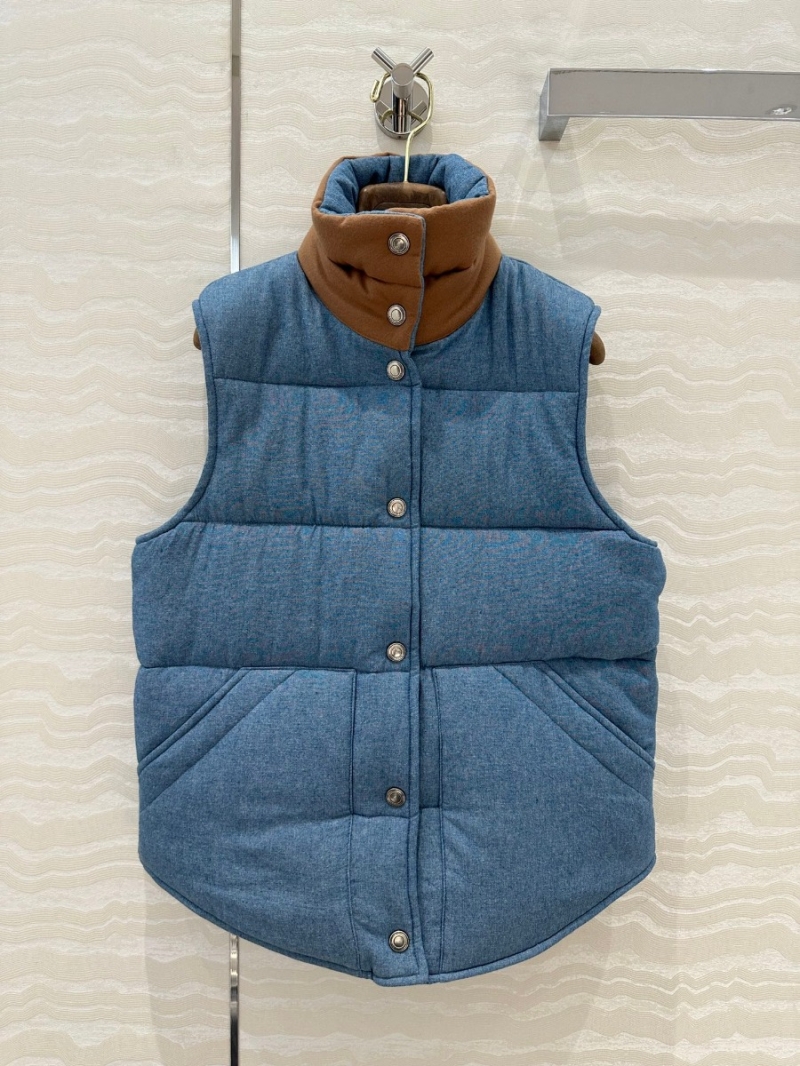 Loro Piana Denim Series Reversible Puffer Vest