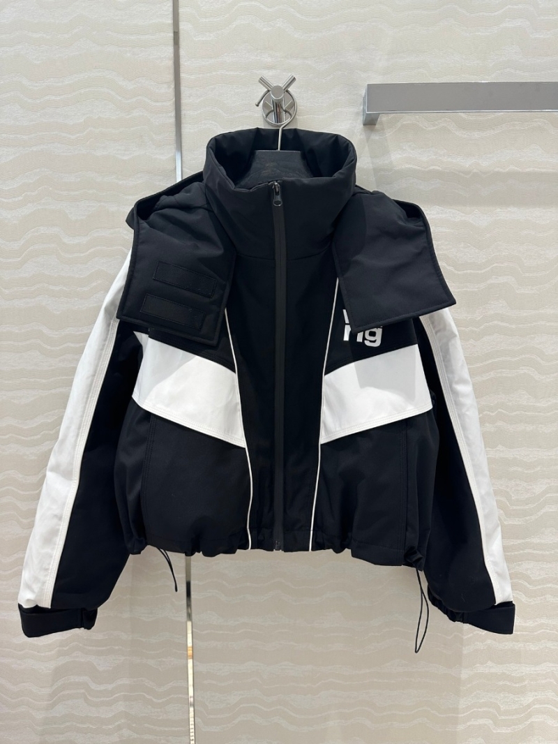 Alexander Wang Outdoor-Inspired Hooded Puffer Jacket - Black