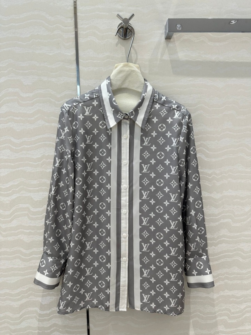 Louis Vuitton LV Monogram Collection Silk Shirt - Sophisticated Monogram Print