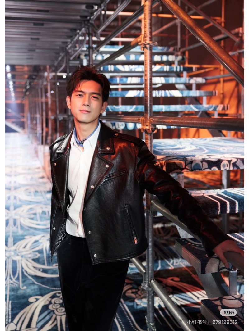 Prada Motorcycle Classic Leather Jacket Black