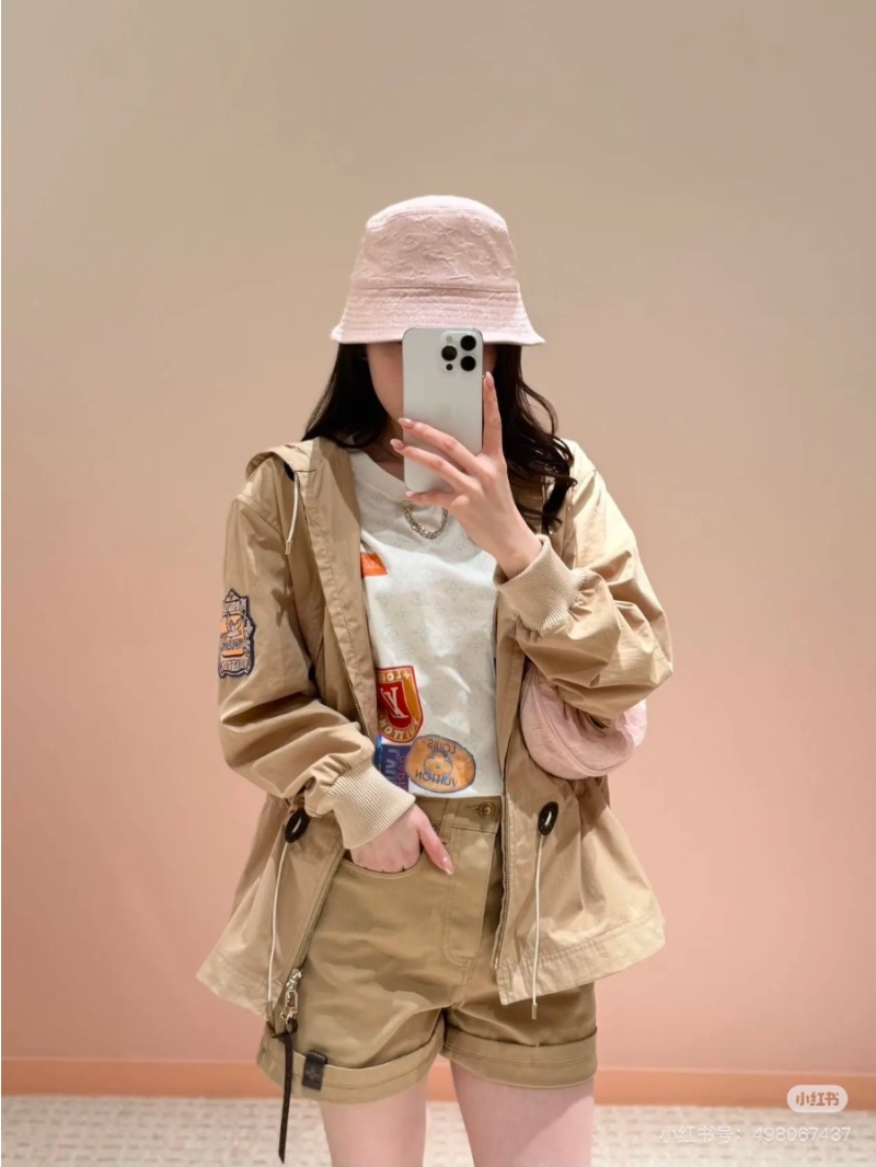 Louis Vuitton LV Rainbow Holiday Classic Monogram Jacket Khaki