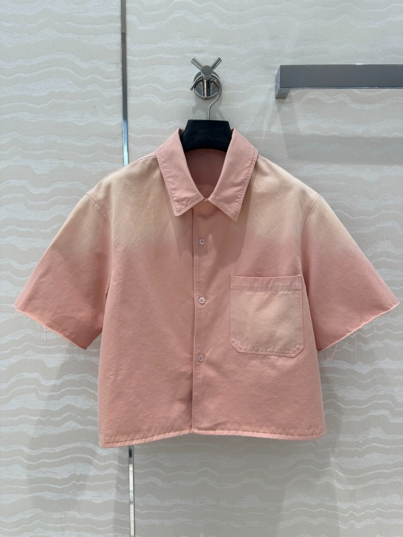 Loewe Paula’s Chic Denim Shirt Blush Ombre