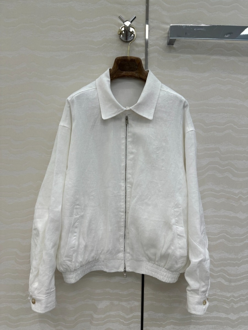 Loro Piana Exclusive Imported Linen Jacket White