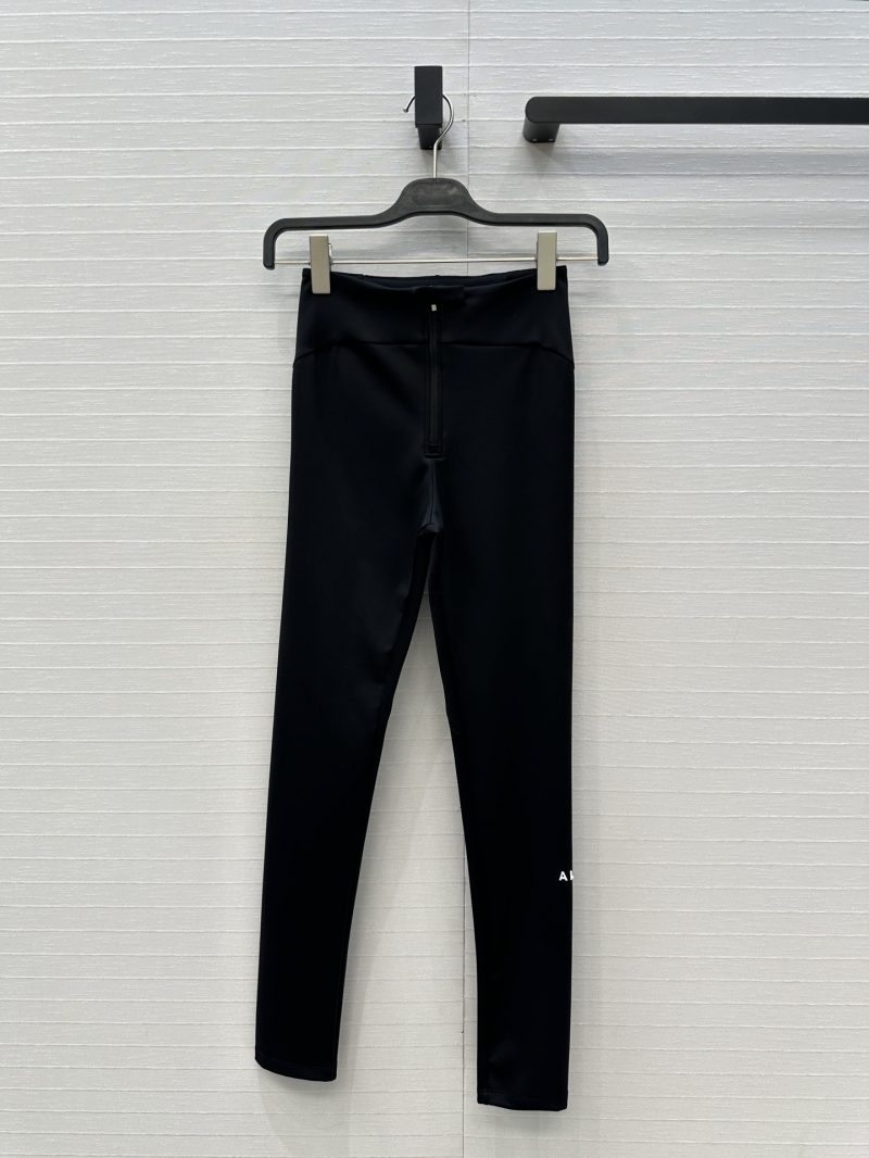 Alaia Fleece-Lined High-Waist Sporty Leggings | Black | Figure-Sculpting Activewear