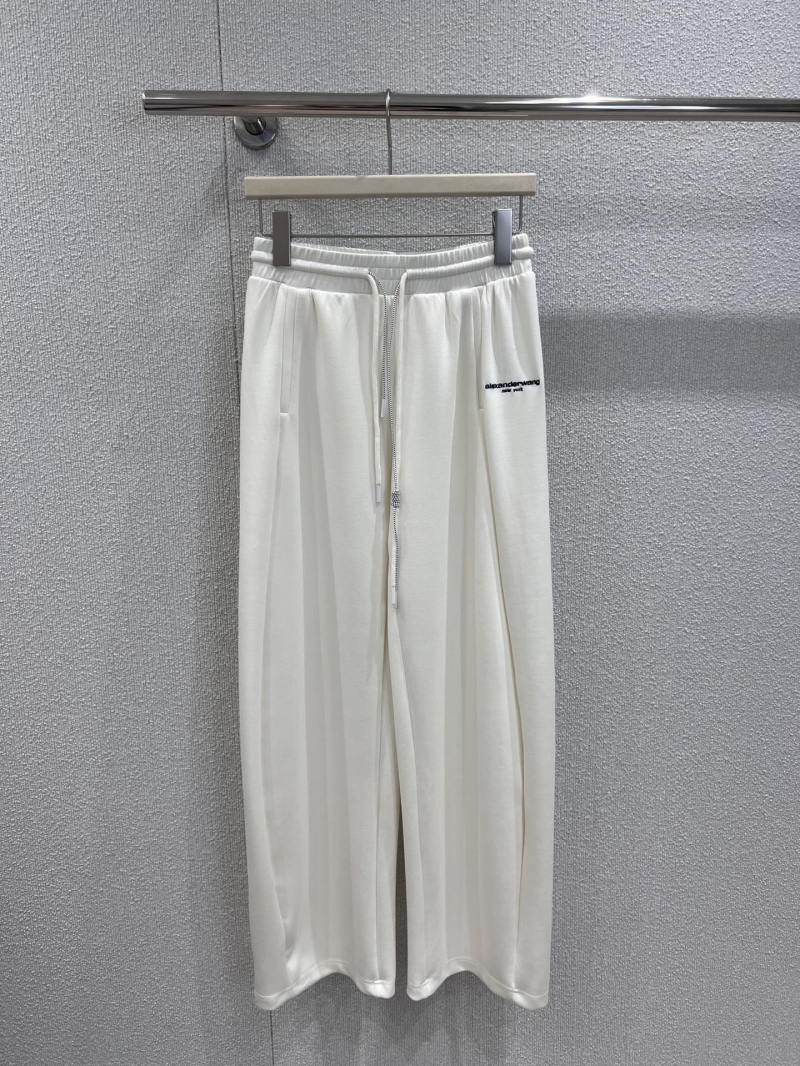 Alexander Wang 25SS Spring Summer Embroidered Drawstring Casual Pants - Exclusive Edition