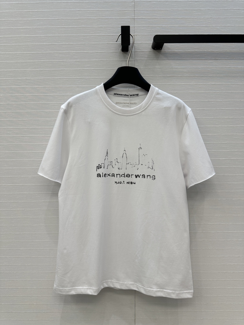 Alexander Wang Exclusive Graffiti Sketch T-Shirt - Premium Cotton Boyfriend Style