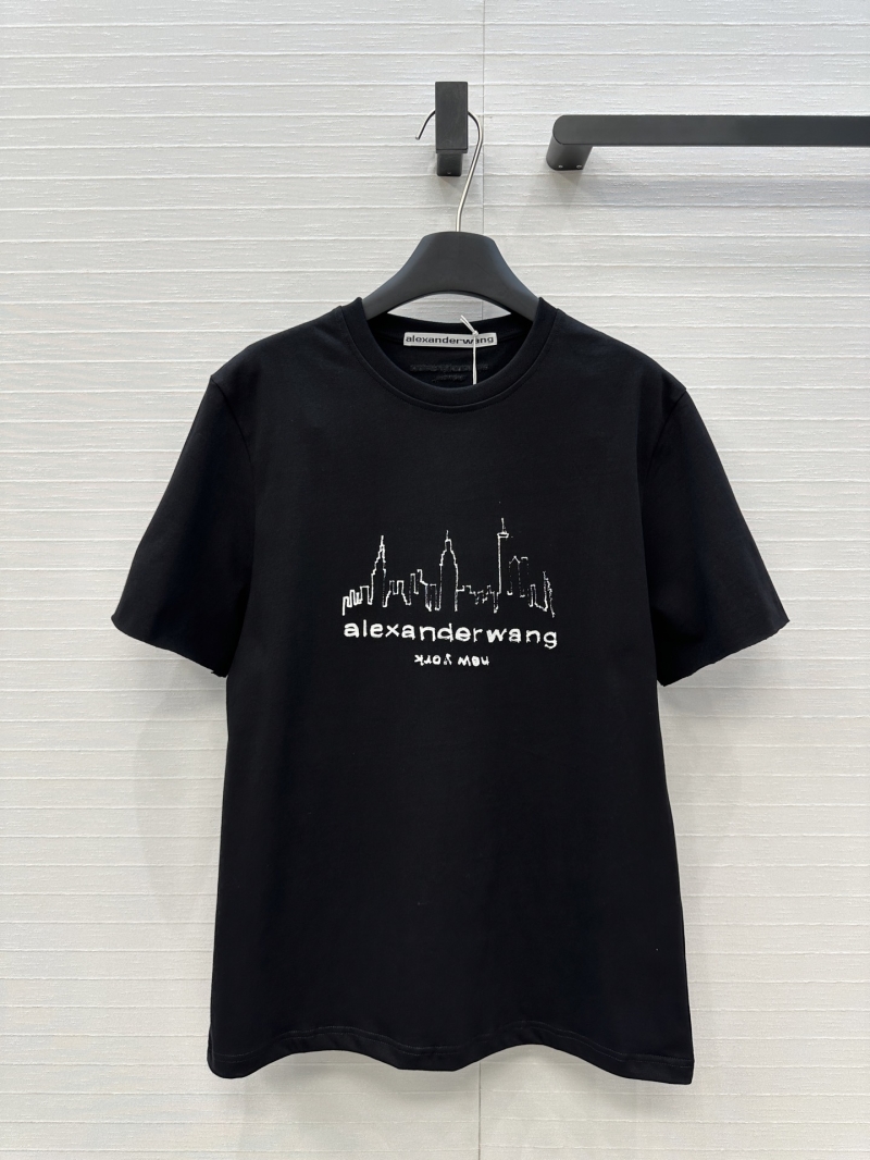 Alexander Wang Exclusive Graffiti Sketch T-Shirt - Black Imported Cotton