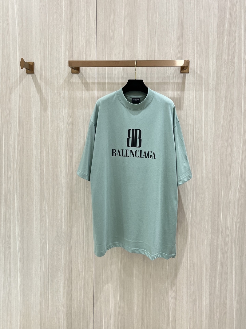 Balenciaga Black Nano BB Print Oversized T-Shirt