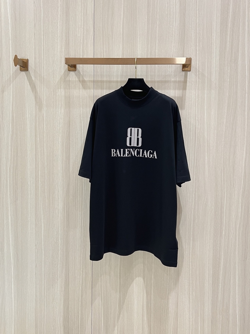 Balenciaga Black Nano BB Print Oversize T-Shirt