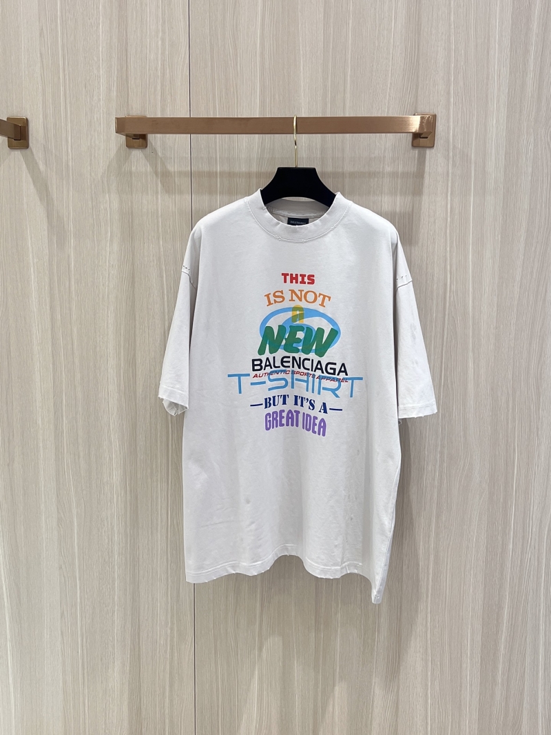 Balenciaga Paris NEW Print Oversized Cotton T-Shirt