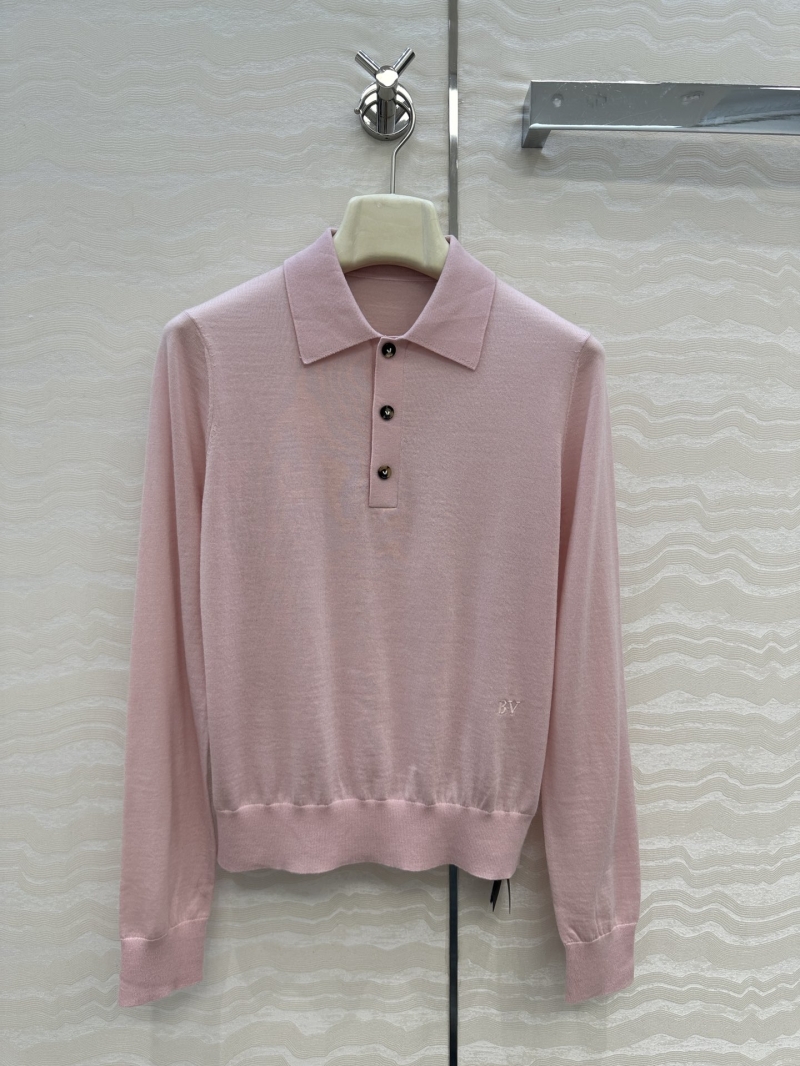 Bottega Veneta 100% Merino Wool Polo Shirt | Ultra-Fine 16-Gauge Knit | Slim-Fit Luxury Top
