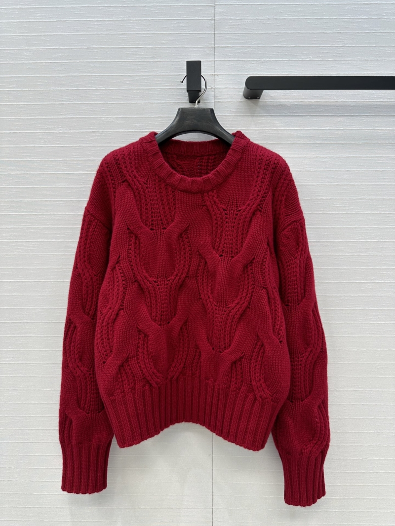 Bottega Veneta Sumptuous Cashmere Cropped Pullover Sweater with Elevated Large Cable Knit