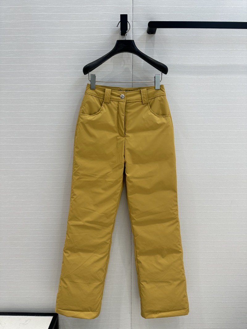 Chanel Coco Ski Collection Ultra-Warm Down Pants | 90% White Duck Down | Windproof Cuffs