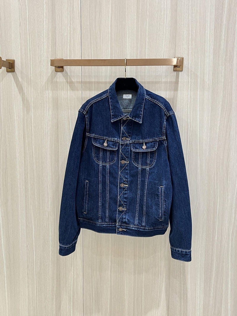 Celine Poyal Indigo Washed Denim Jacket