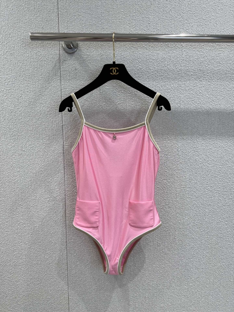 Chanel Colorblock Strap Swimsuit - Luxe Spring Summer Exclusive