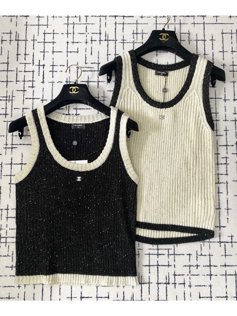 Chanel Luxe Cashmere Vest in Ivory White - Exclusive Design