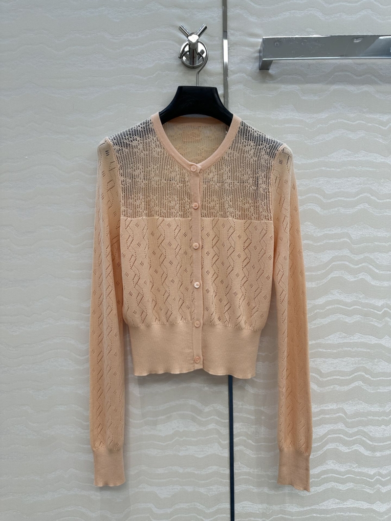 Chloe Elegant Lace-Detail Cropped Cardigan - Luxe Cotton Knit