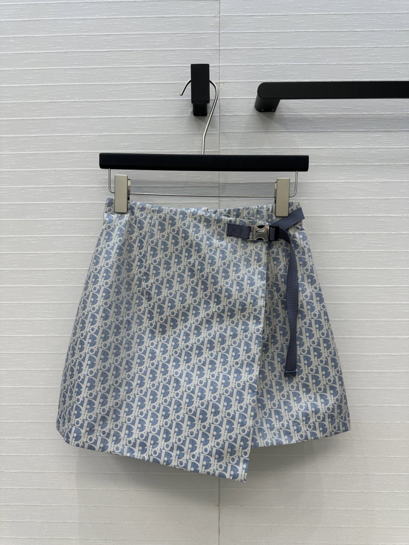 Dior MissDior Blue-White Oblique Skort - Exclusive Imported Edition