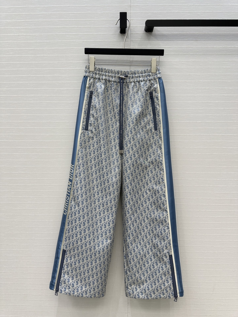 Dior MissDior Blue-White Classic Oblique Casual Pants - Exclusive Imported Edition