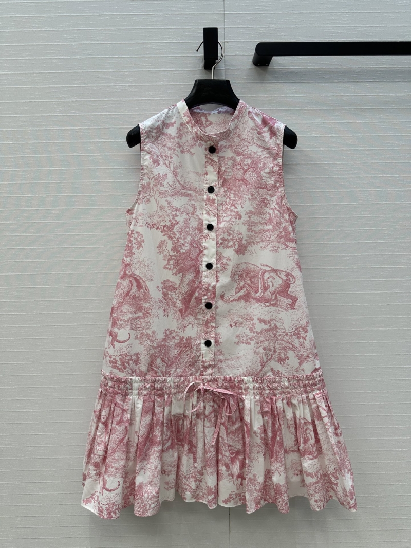 Dior Sauvage Josette Print Sleeveless Dress - Luxe Spring Summer Resort