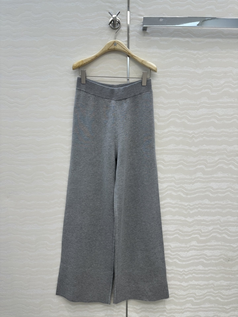 Dior Oblique Classic Straight-Leg Pants - Luxe Jacquard Fabric & Imported Cashmere Yarn