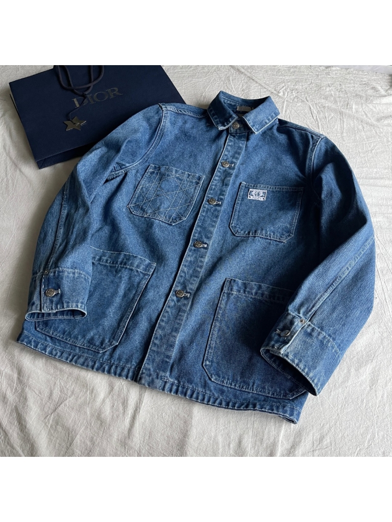 Dior Exclusive Limited Edition CD Denim Shirt Jacket - Medium Blue