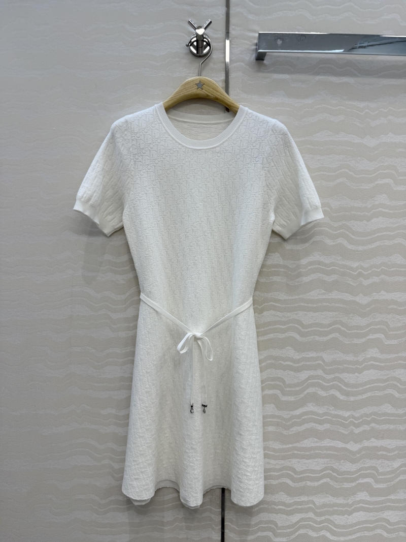 Dior Miss Dior High-Density Knitted A-Line Dress