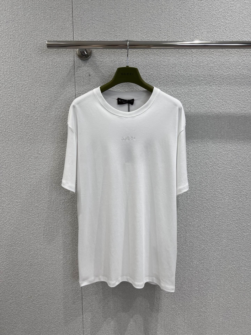 Gucci Spring/Summer Oversized Embroidered Logo T-Shirt - White Luxe Edition