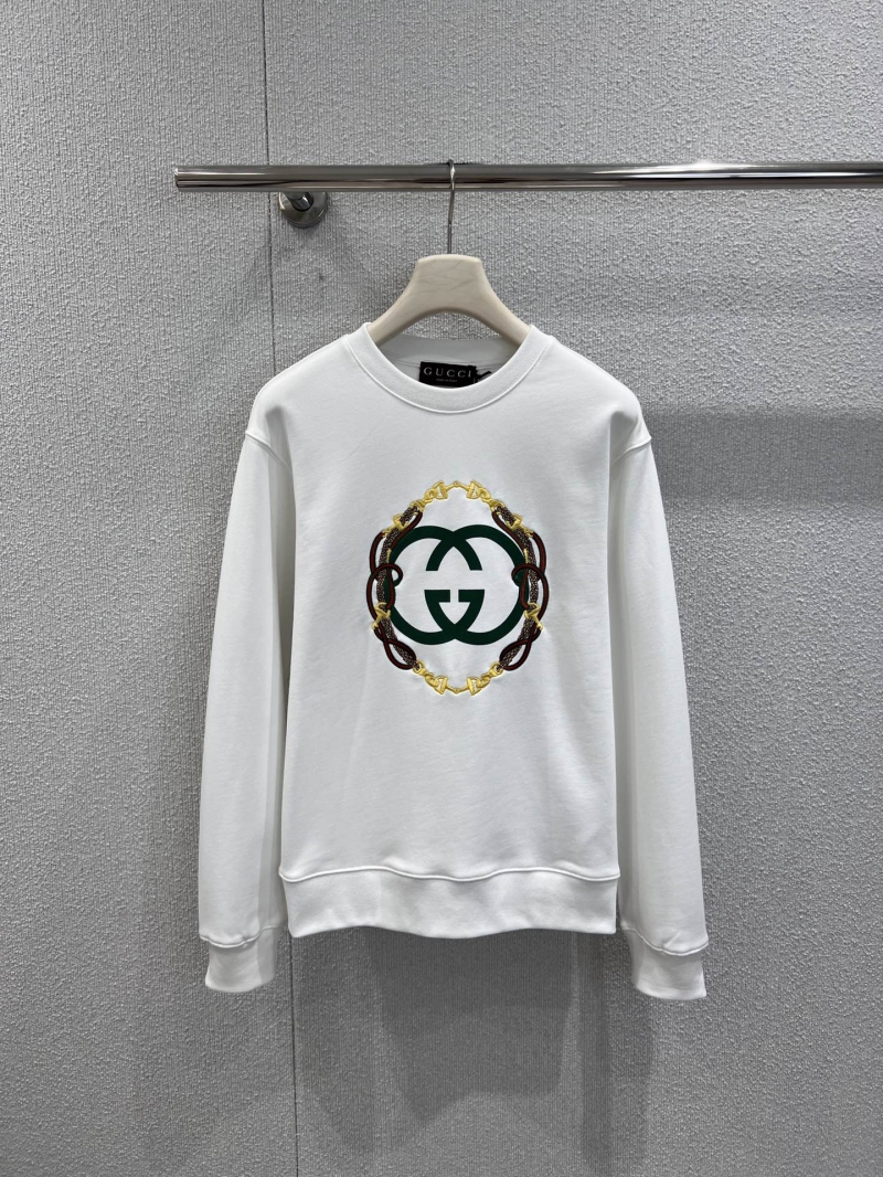 Gucci 26Ss Lunar New Year Limited Edition GG Chain Embroidery Sweatshirt