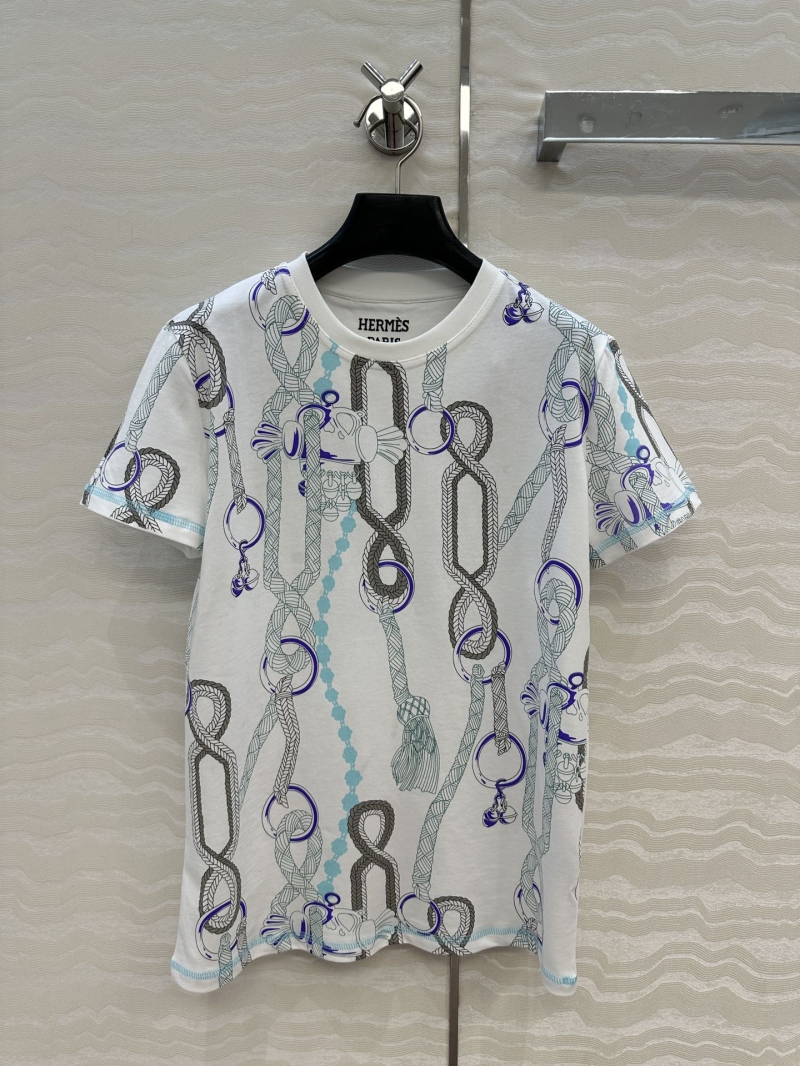 Hermès Classic Cotton T-Shirt - Palefroi Remix Print Luxe Edition