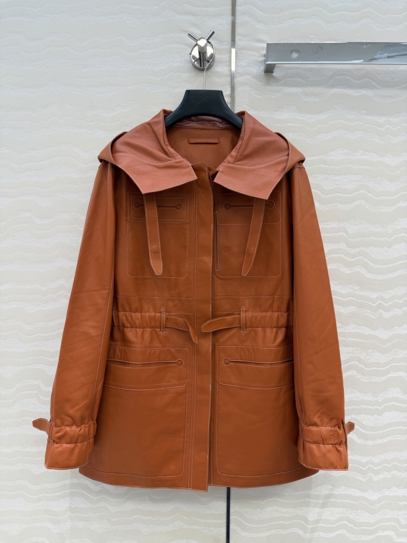Hermès 100th Anniversary Limited Edition 100% Imported Lambskin Equestrian Jacket in Burnt Orange