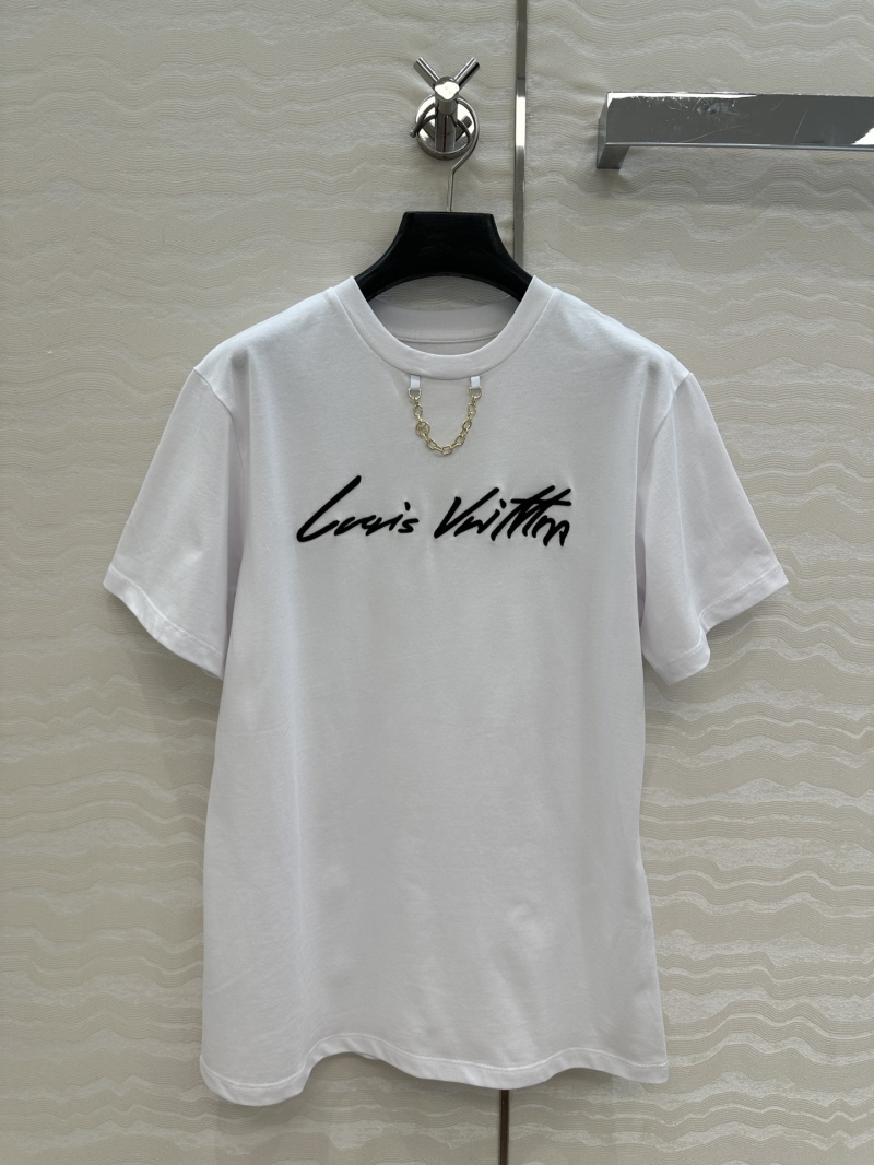 Louis Vuitton LV Exclusive Monogram Embroidered Short Sleeve T-Shirt