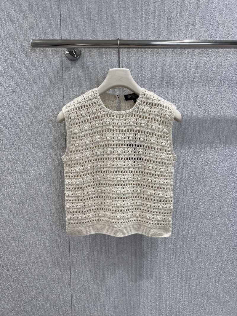Loro Piana Exclusive 25SS Spring Summer Round Neck Vest
