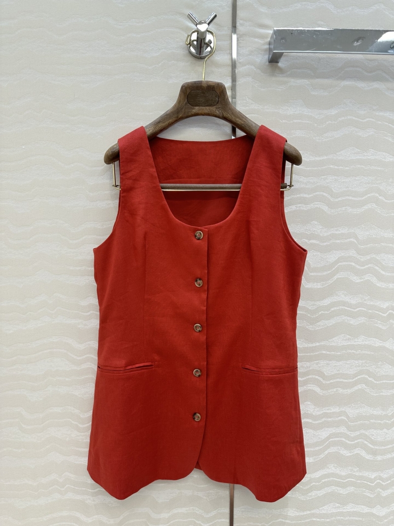 Loro Piana Luxe Linen Vest Jacket - Old Money Style Elegance