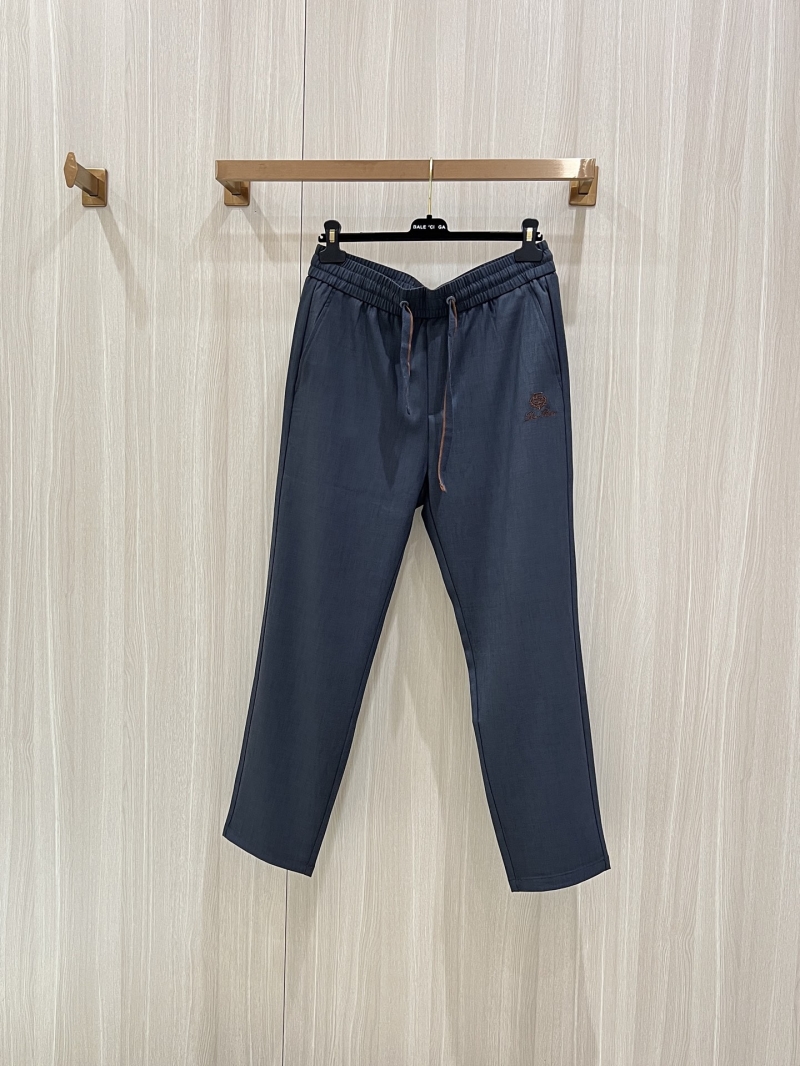 Loro Piana Luxe Tencel Old Money Trousers - Exclusive Drape & Sophistication