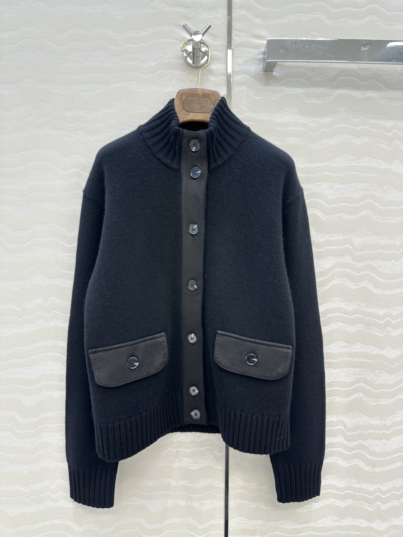 Loro Piana Exclusive Luxe Cashmere Stand Collar Jacket in Black - Timeless Old Money Style